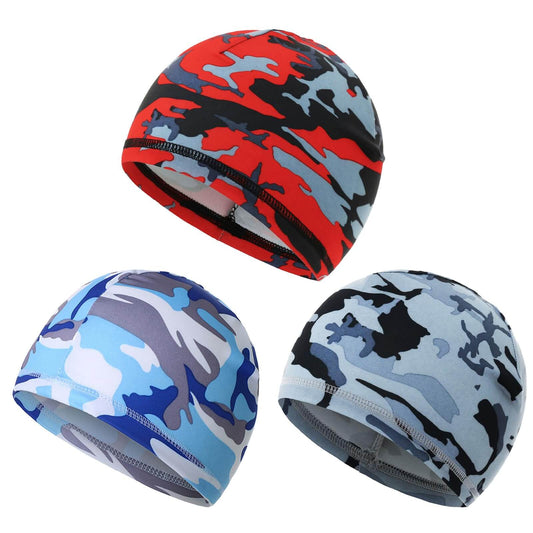 3 PCS Camouflage Breathable Sweat-Absorbent Welding Caps