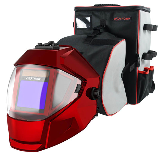 Panoramic View Welding Helmet & Welding Tools Backpack