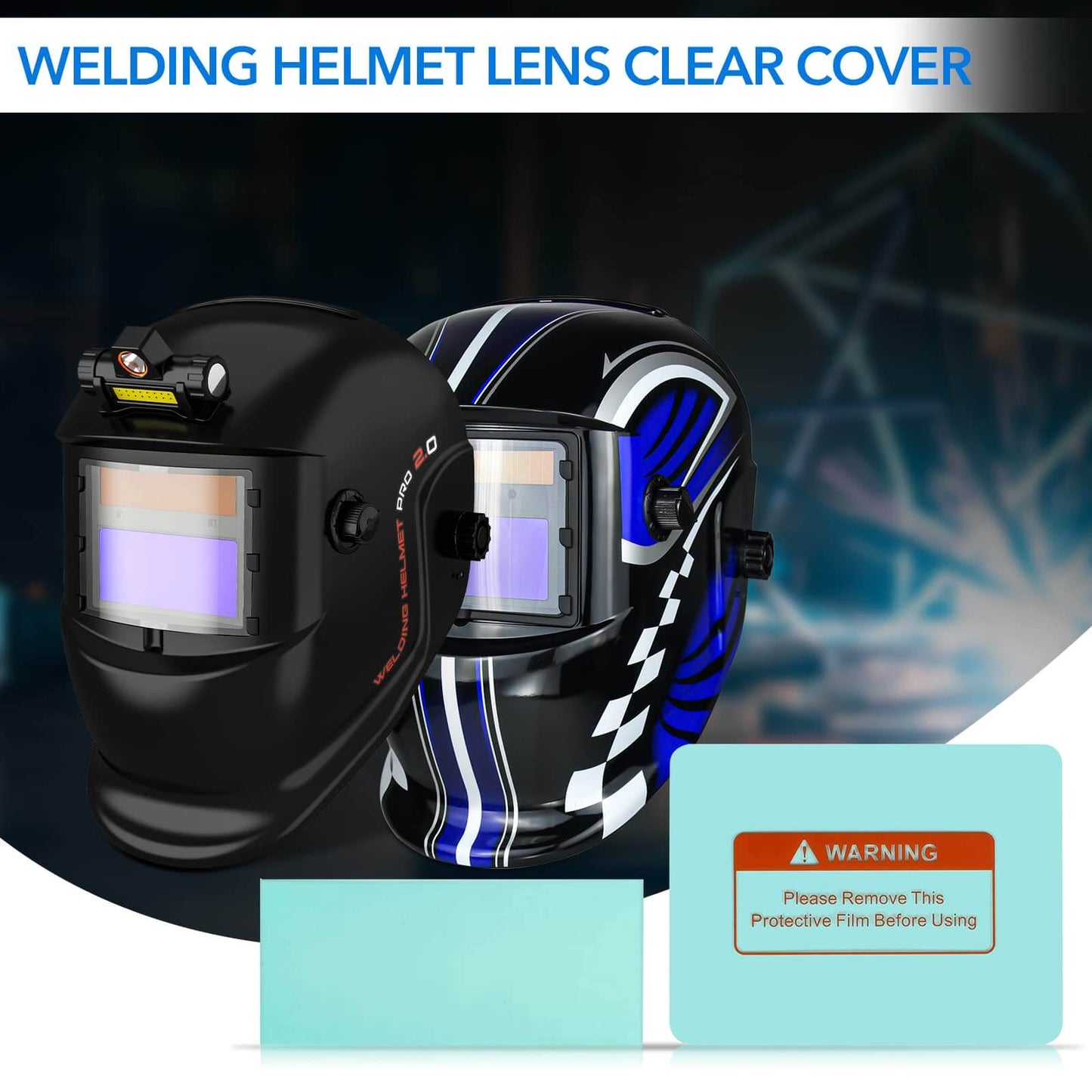 10 PCS Welding Helmet Lens Clear Cover