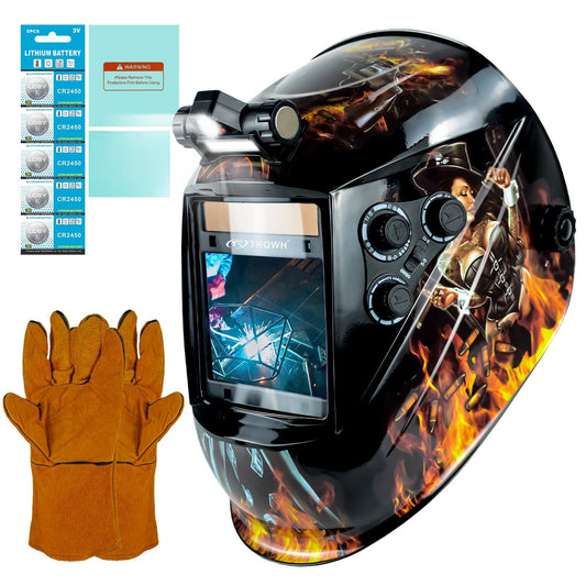 3.94" x 3.15" Large View True Color Welding Helmet