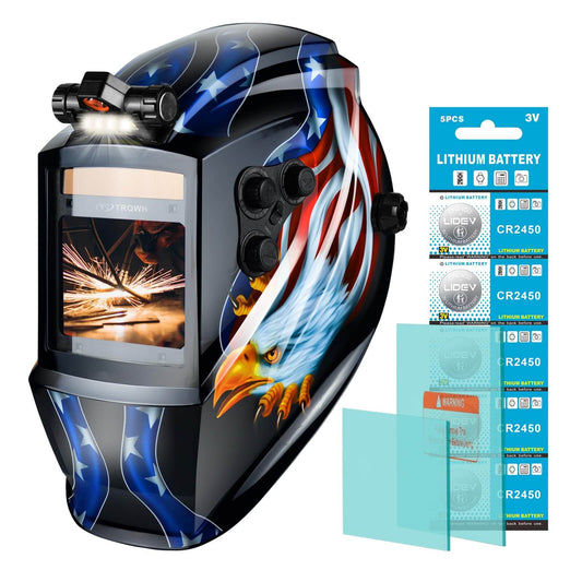 Welding Helmet Auto Darkening Large Viewing